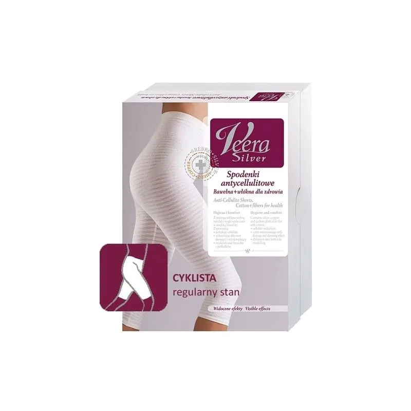 Veera Silver Spodenki antycellulitowe Fason Cyklista, rozm. S