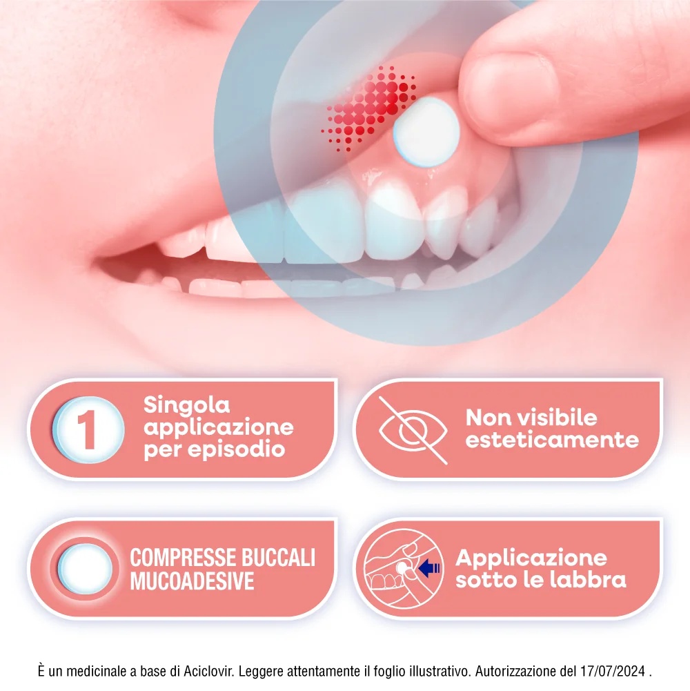 Herpmed Labial 50 mg 2 tabletten Snelle verlichting van herpes