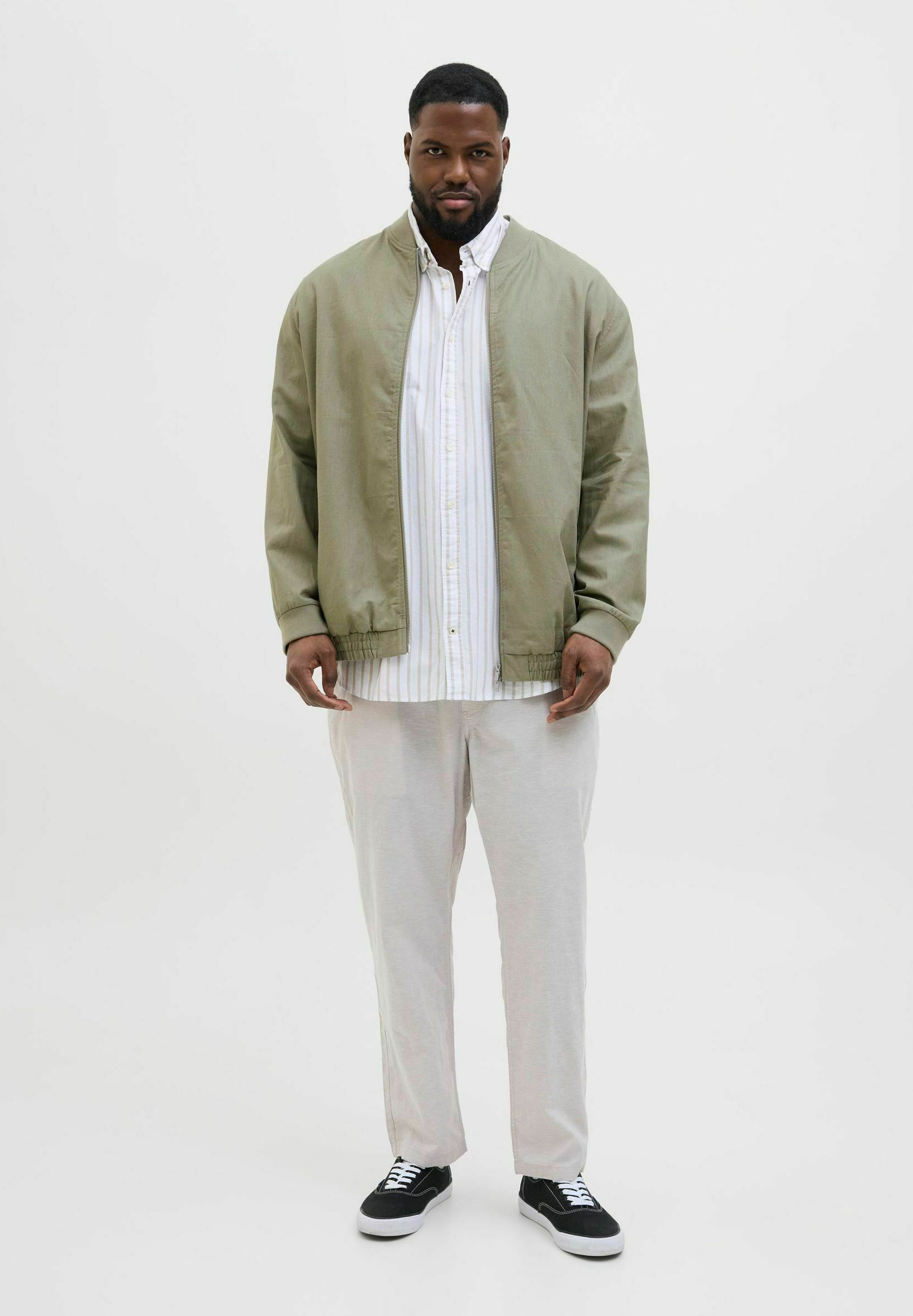 Jack & Jones TAGLIE FORTI - Giacca bomber - vetiver