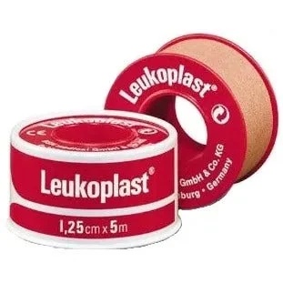 LEUKOPLAST Leukoplast Mutua apmetums 5x1,25 cm pārsēju fiksēšanai