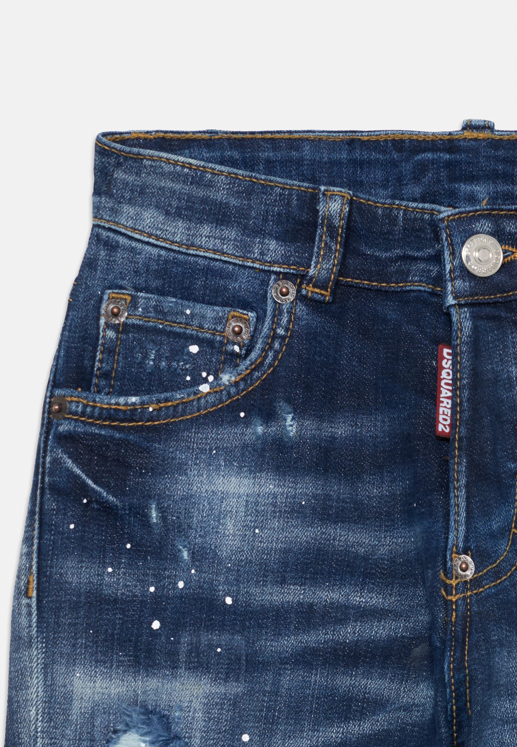 Dsquared2 LOST JEAN - Rechte jeans - blauwe denim
