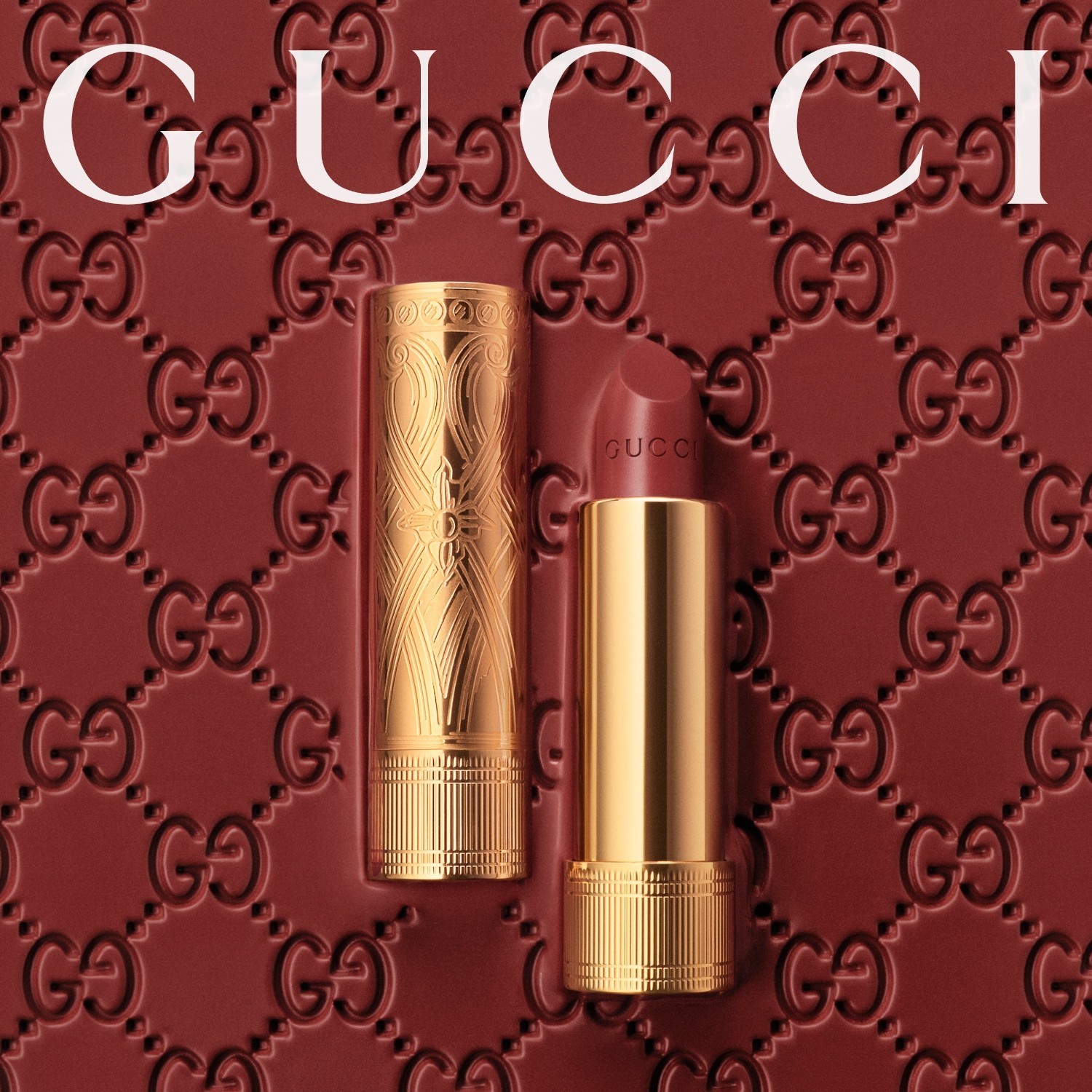 Gucci lūpu krāsa Gucci Beauty Gucci Satin lūpu krāsa – 122 – Eliza Ginger, 3,5 g – 3,5 g