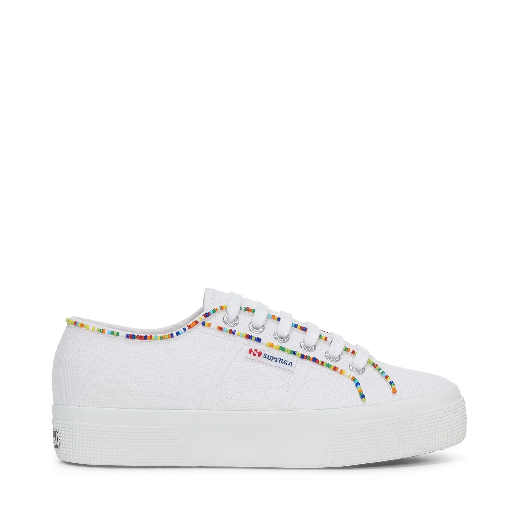2740 MULTICOLOR BEADS-WHITE-MULTICOLOR BEADS
