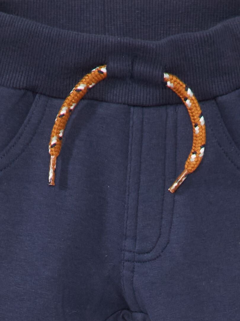 Fleece joggingbroek - BLAUW