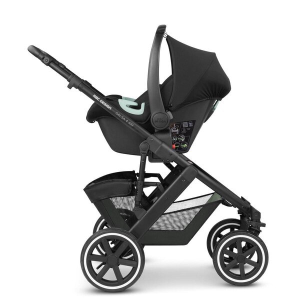 Carrinho de bebê ABC Design Salsa 4 Air em madeira Pinewood