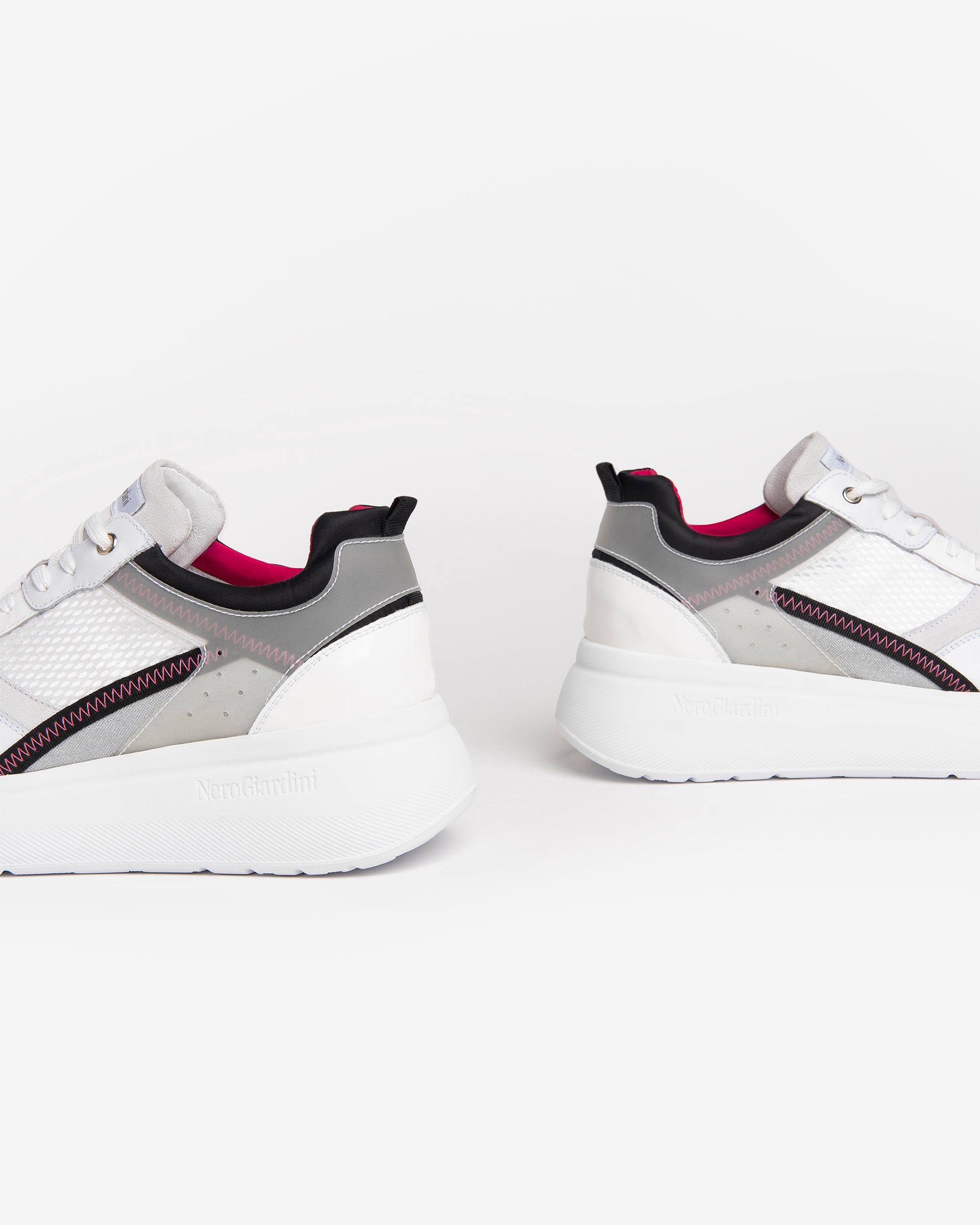  Damen-Sneaker aus Wildleder, Leder und Canvas
