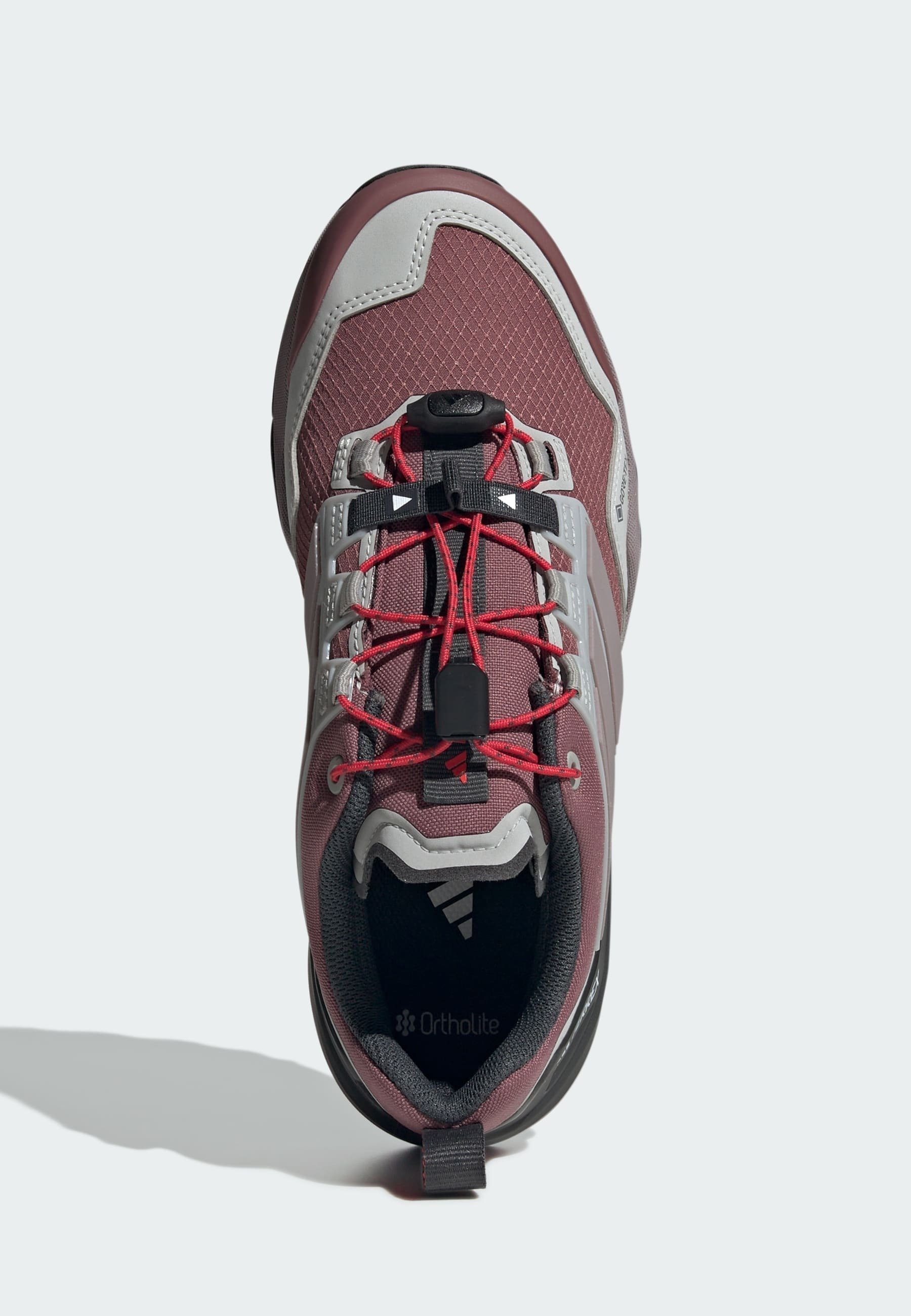 Adidas Terrex SKYCHASER GTX W - Buty trekkingowe - bordowe używane figi szare dwa
