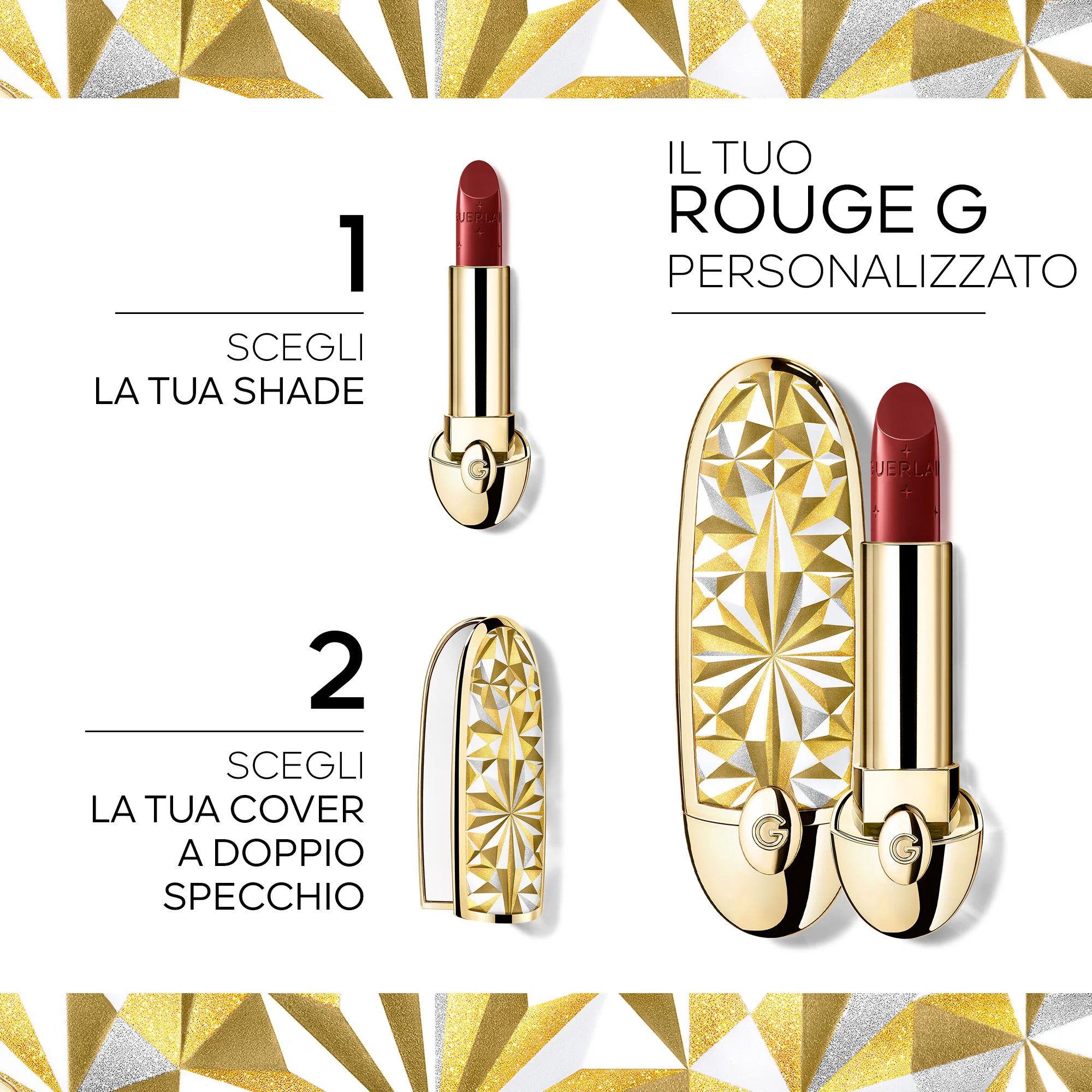 Labbra XMAS 2025 Rouge G - Il Rossetto Personalizzabile - Ricarica - Rossetto