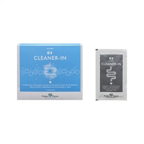 GSE Cleaner-IN voedingssupplement voor darmklachten, 14 glutenvrije sachets