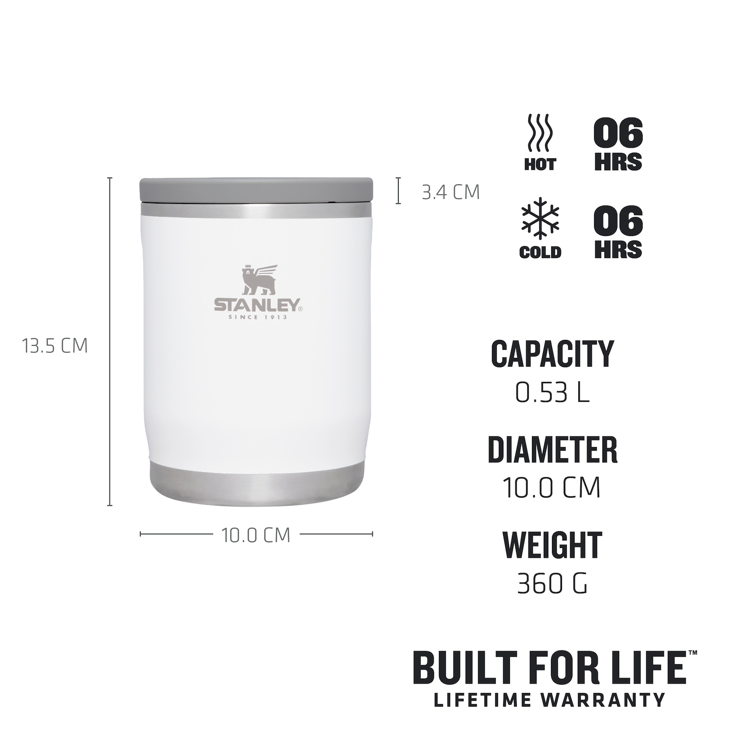 Stanley Mug Thermos per alimenti – 0,53 l – Contenitore per alimenti da viaggio – 1 pezzo