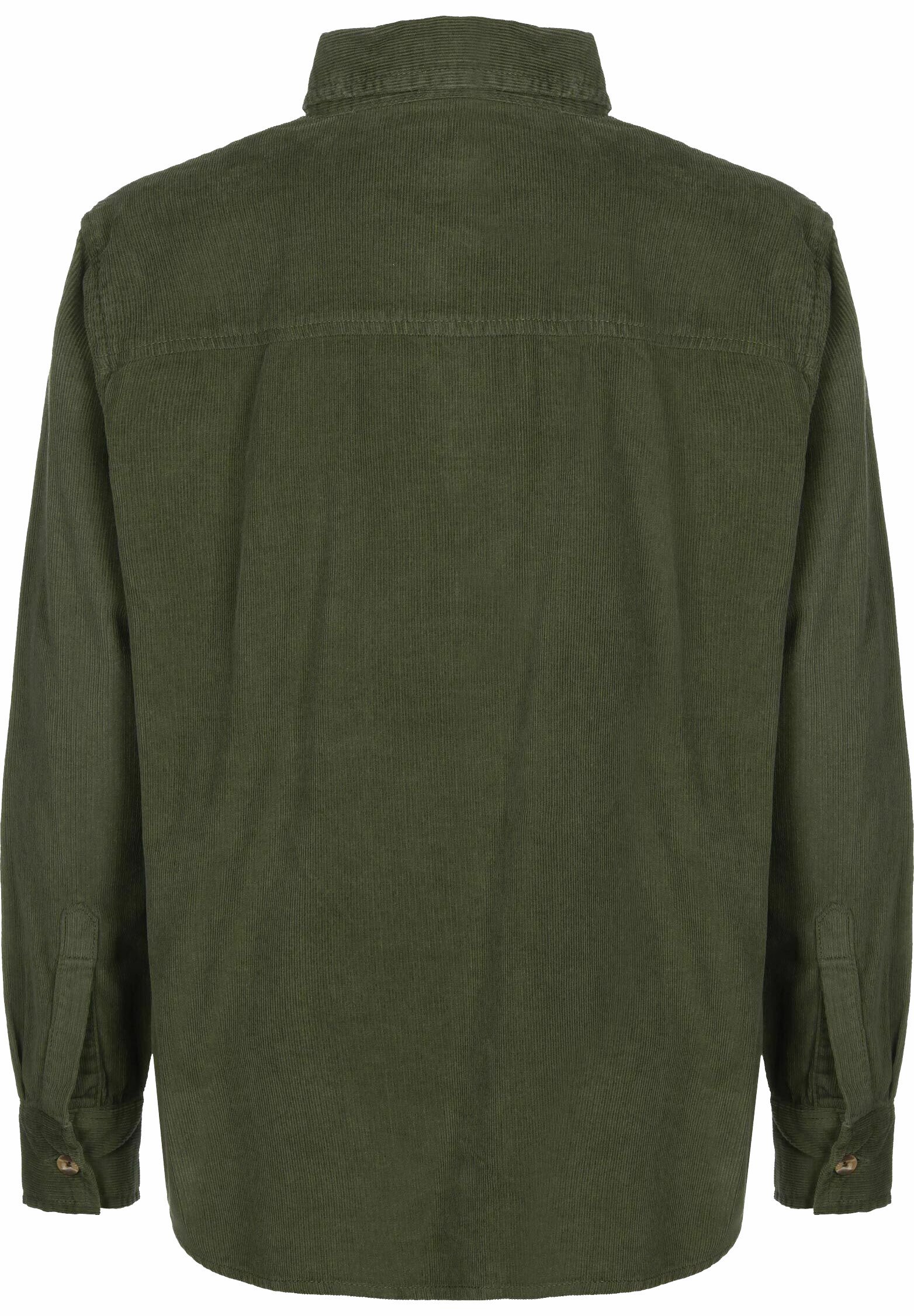 Urban Classics blouse met knoopsluiting - olijfgroen