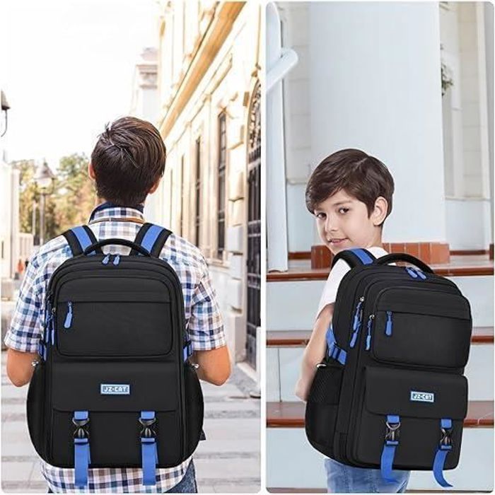 Mochila - FINDPITAYA - Azul - 46x32x17cm - Nylon resistente - Para niños y adolescentes