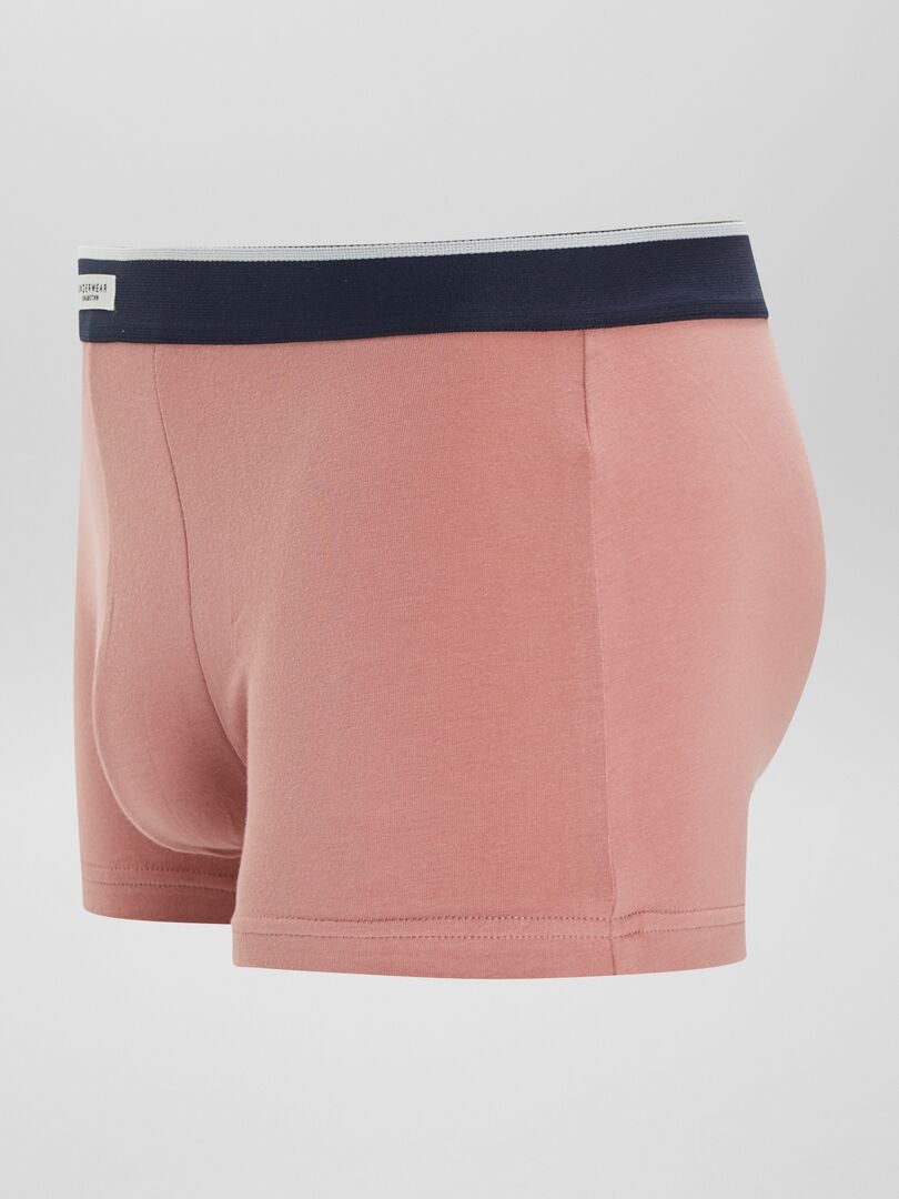 Conjunto de 3 cuecas boxer elásticas - AZUL