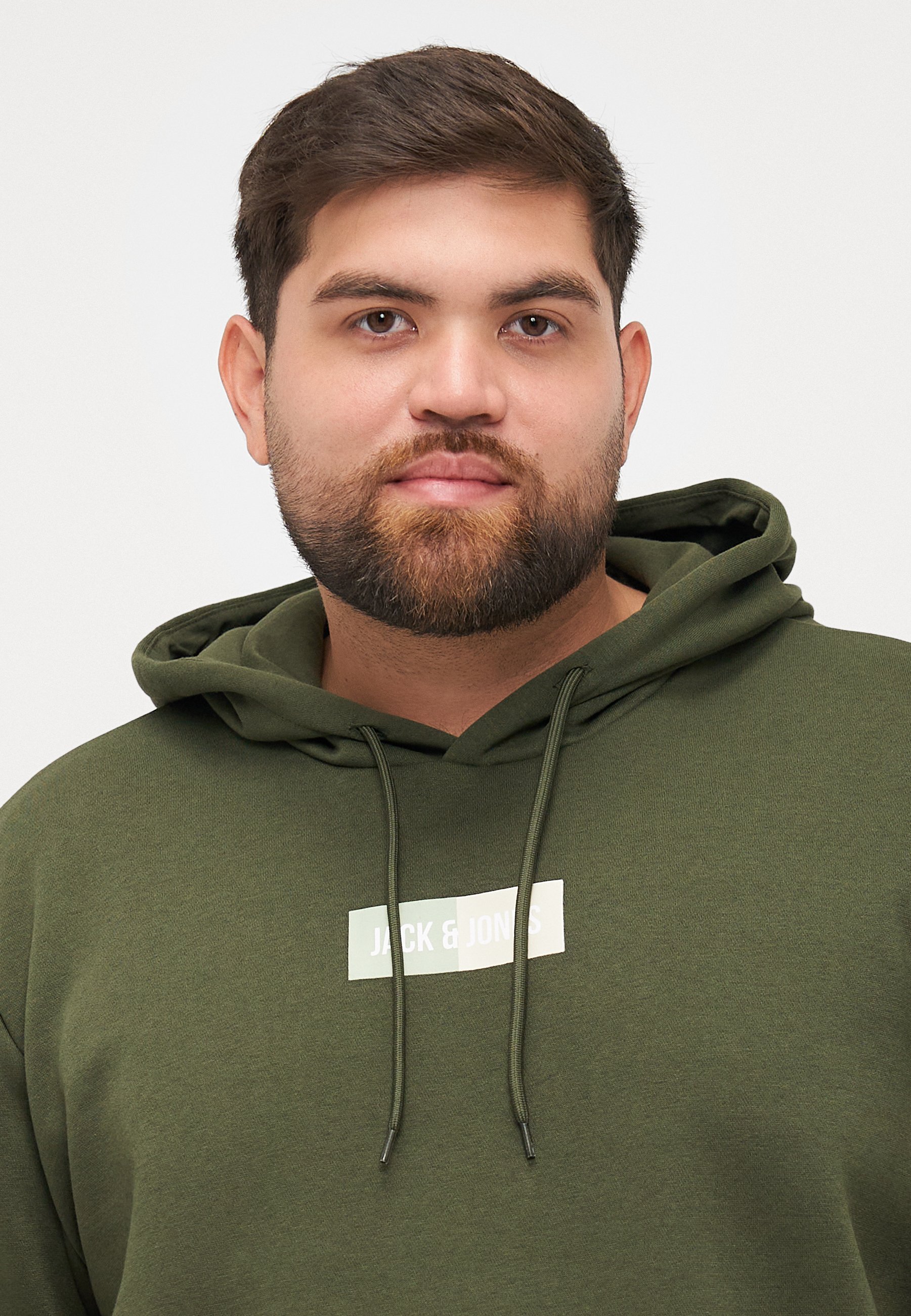 Jack & Jones JJPAN HOOD - Kapuzenpullover - Reisetasche