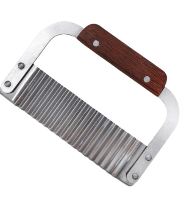 Cortador de jabón estriado