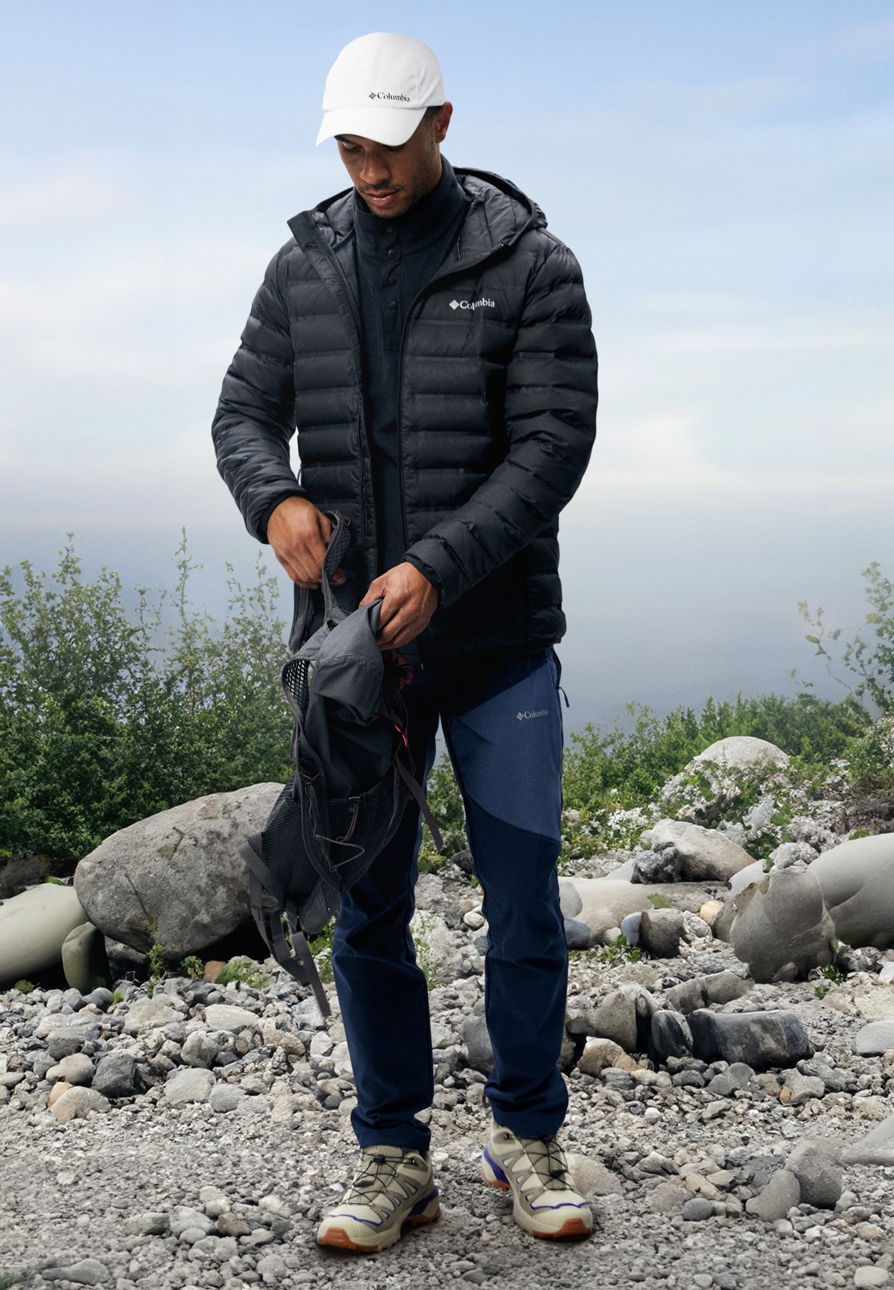 Columbia LAKE 22™ II HOODED JACKET - Donsjack - zwart