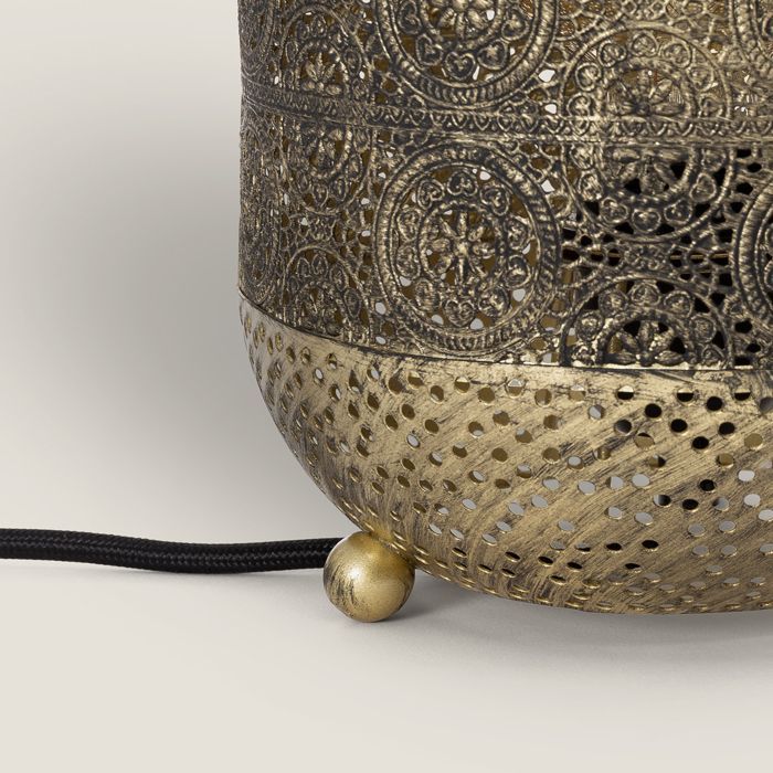 Lampe à Poser Métal Aerba Doré