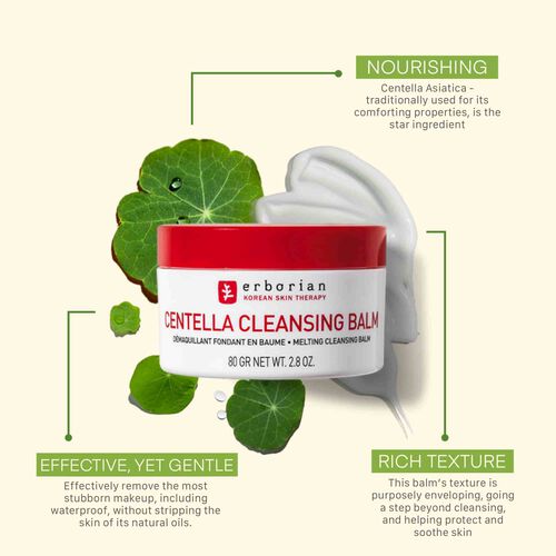 Duo nettoyant coréen double action — gel nettoyant et baume huileux solide