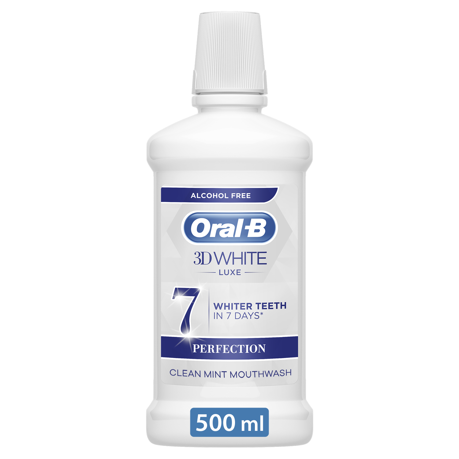 Oral-B mouthwash 500ml 3D White Luxe Perfection