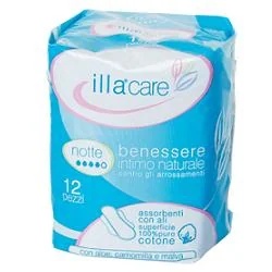ILLA CARE Illa Care Nachtbinden, 12 Stück