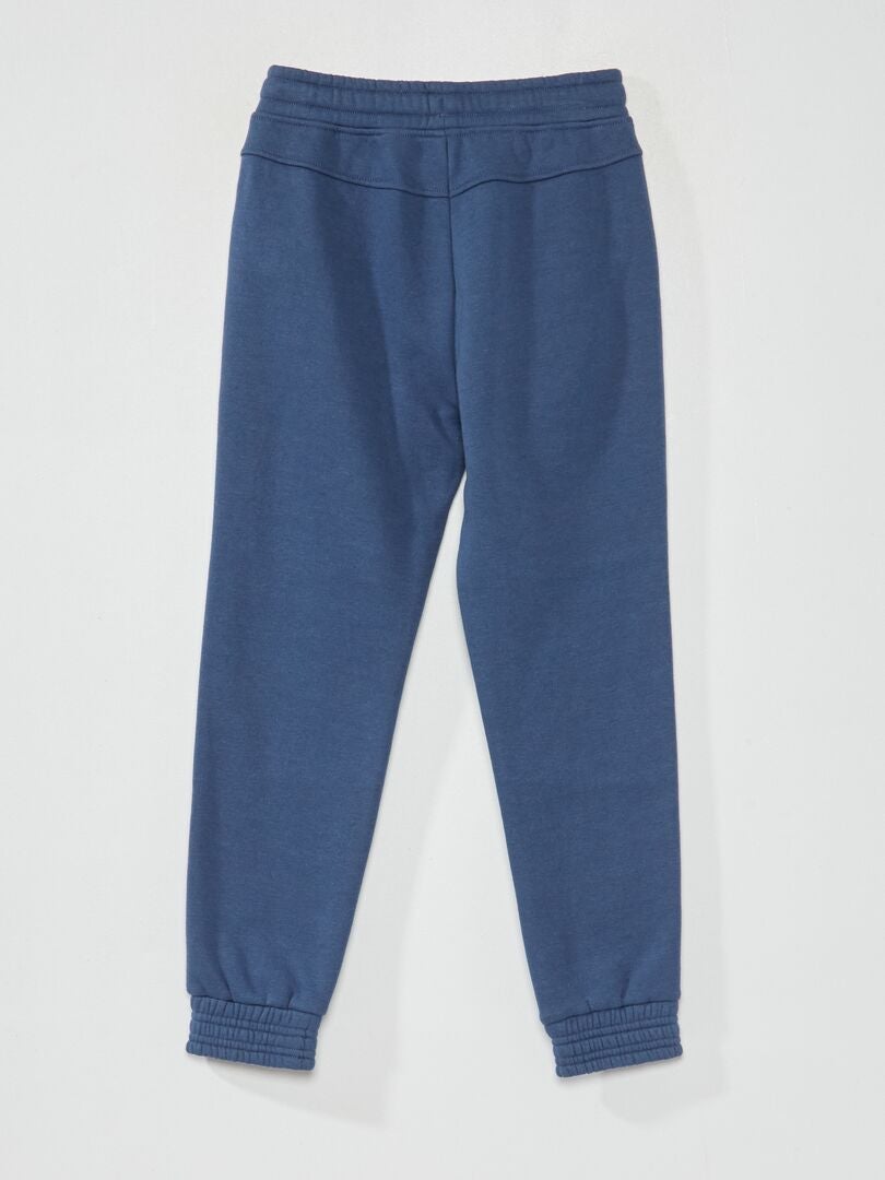 Calça de moletom estilo jogger - Azul escuro