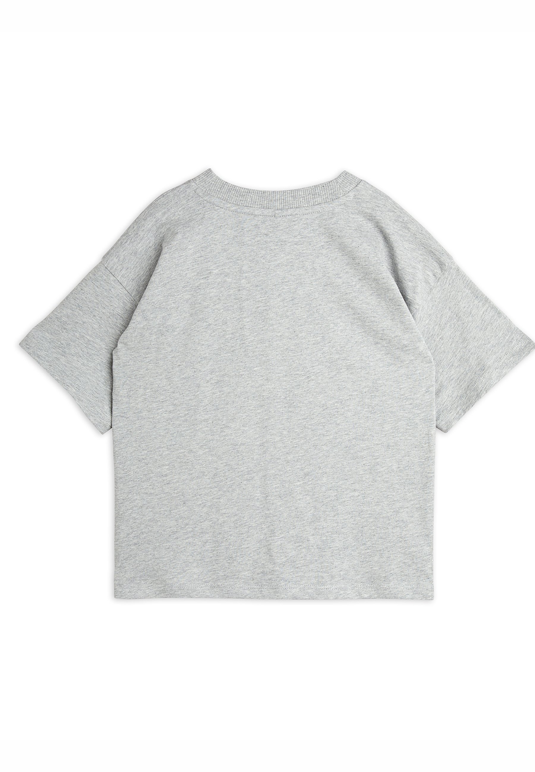 Mini Rodini T-shirt Chat Unisexe - T-shirt imprimé - gris chiné