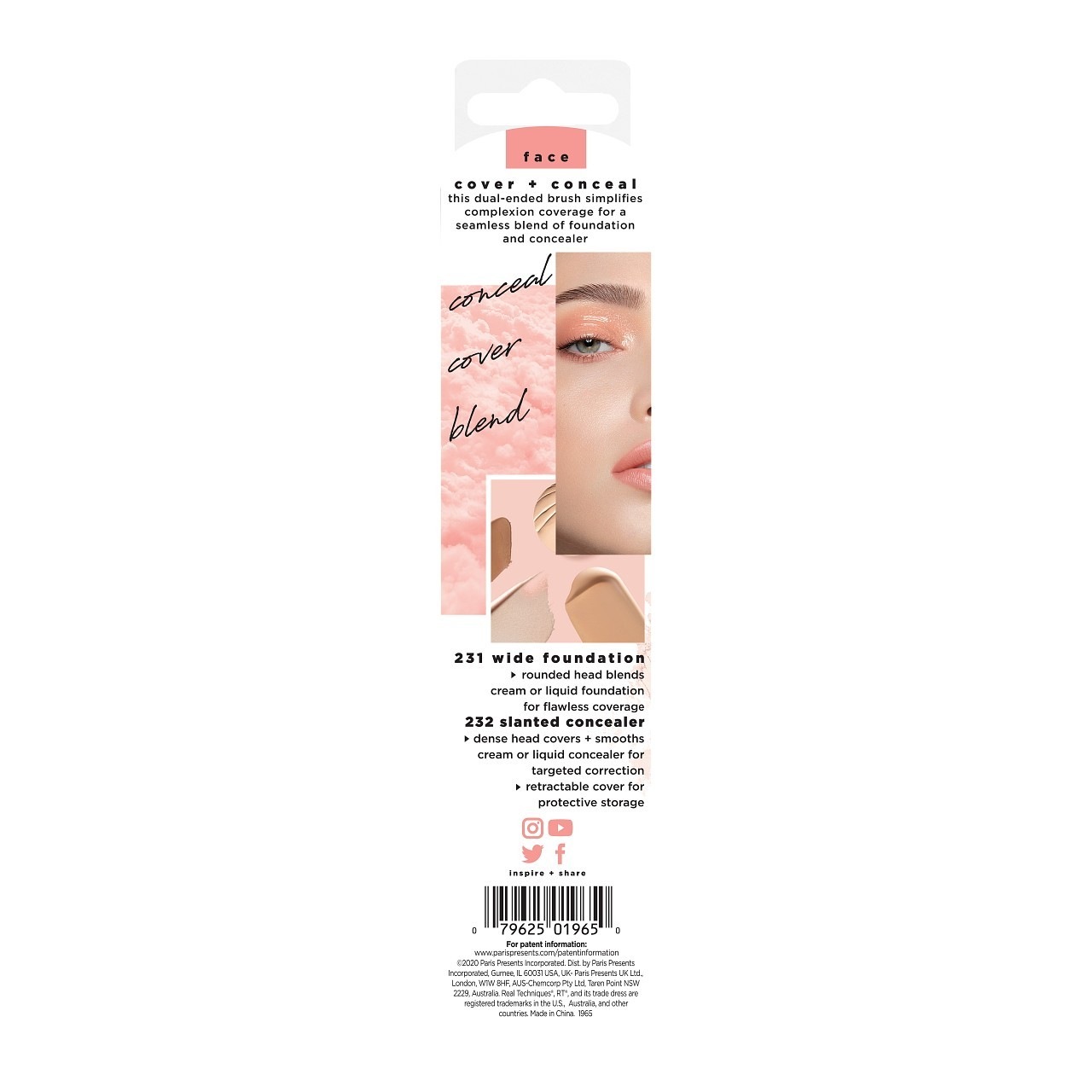 Real Techniques RT - Dual Ended - Cover & Conceal
