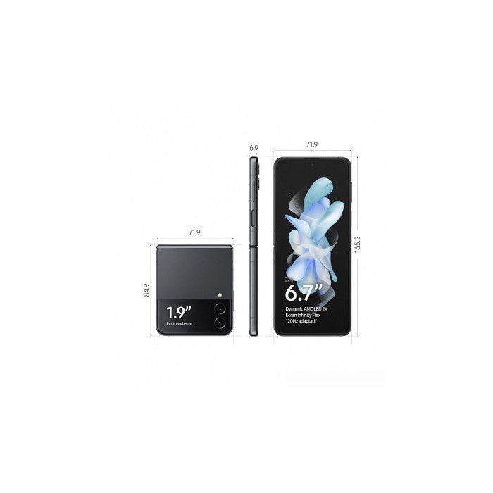 Smartphone Samsung Galaxy Z Flip4 128Go Noir Graphite 5G