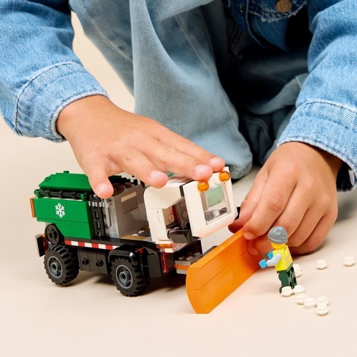 LEGO City 60490 Snowplow - Construction Toy for Ages 6+ - Gift for Boys or Girls