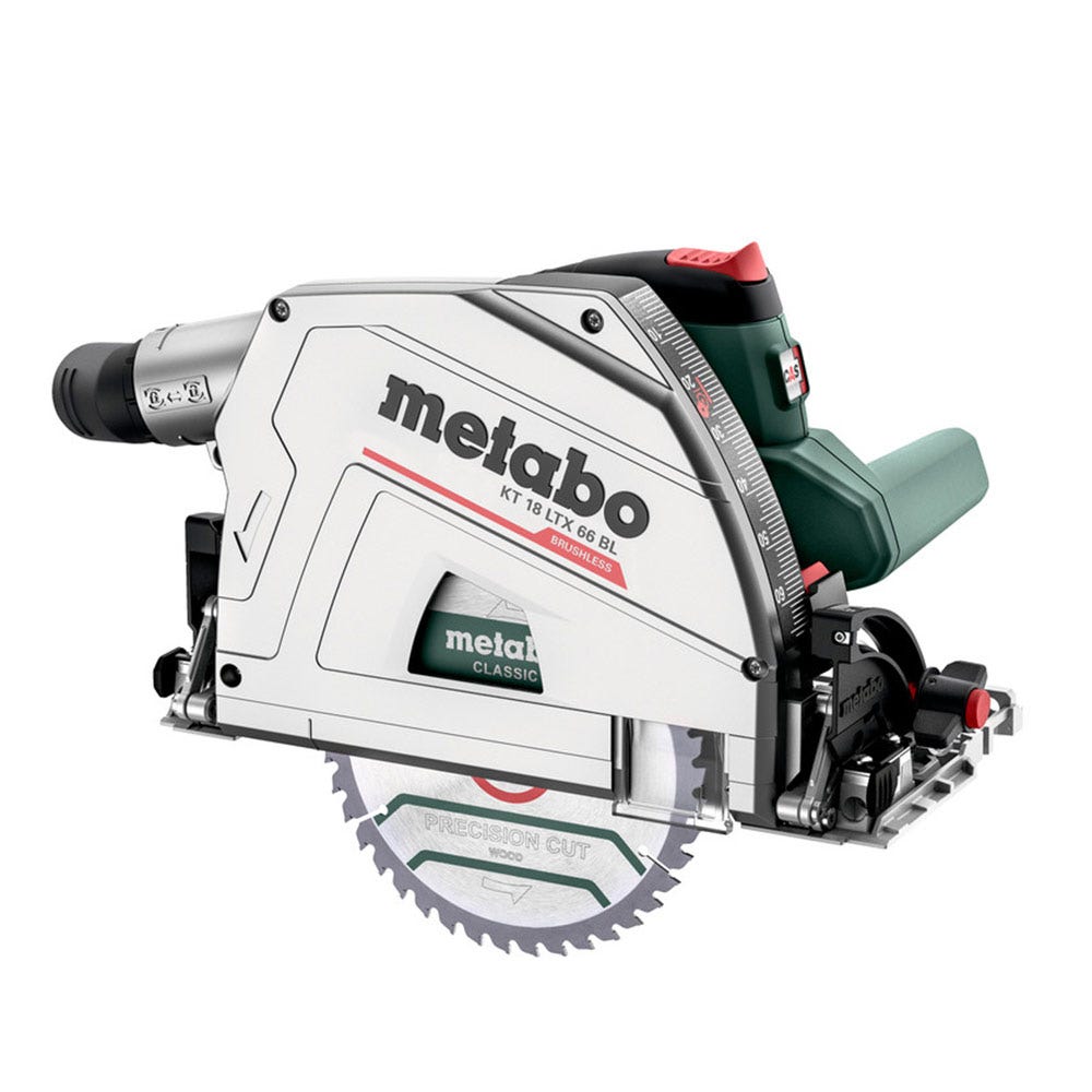 Serra circular de imersão sem fio METABO KT 18 LTX 66 BL - Modelo 601866840