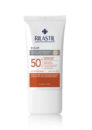 Rilastil Rilastil Sun System D-Clar Light SPF 50+ 40 ml Bescherming tegen huidonzuiverheden