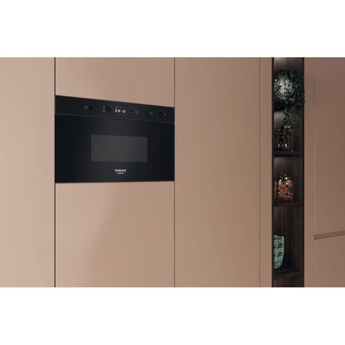 Micro-ondes encastrable - HOTPOINT - HAMK11B - Noir - 22 L - 59,5 x 32 x38,2 cm