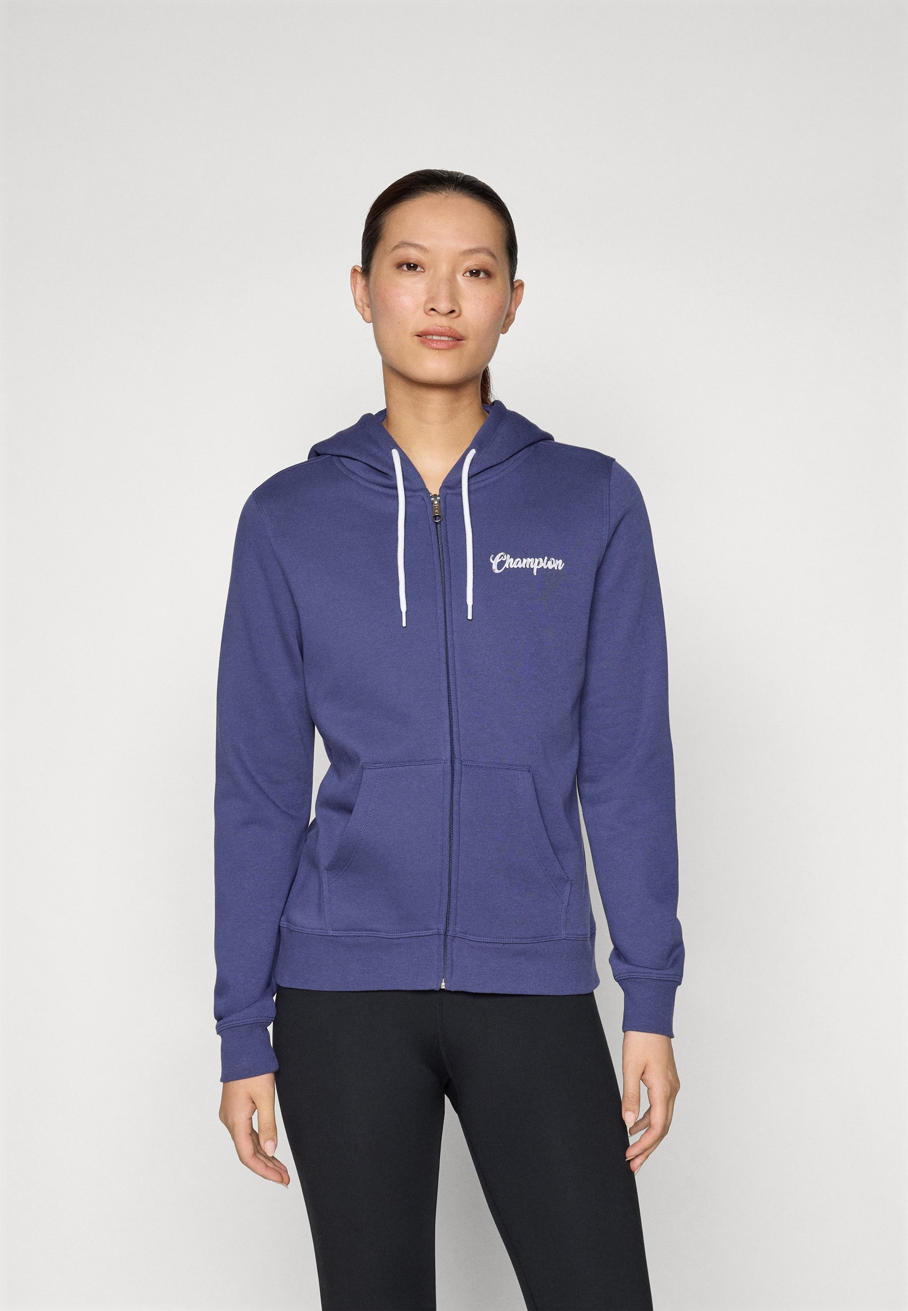 Sweat à capuche zippé Champion GRAPHIC - Bleu foncé