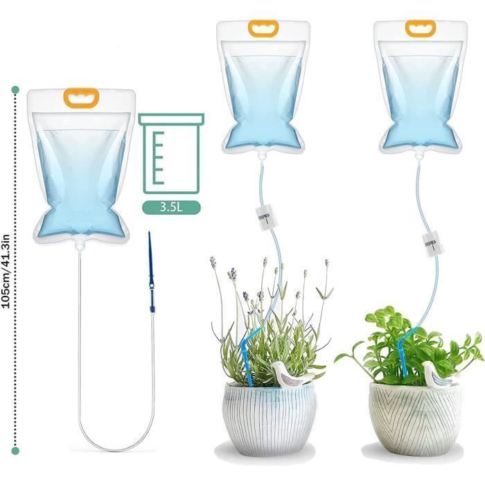 Automatic Drip Irrigation Kit - YSTP - 2 pcs - 3.5L Capacity - Adjustable, Transparent, Multicolor - COMPLETE IRRIGATION KIT