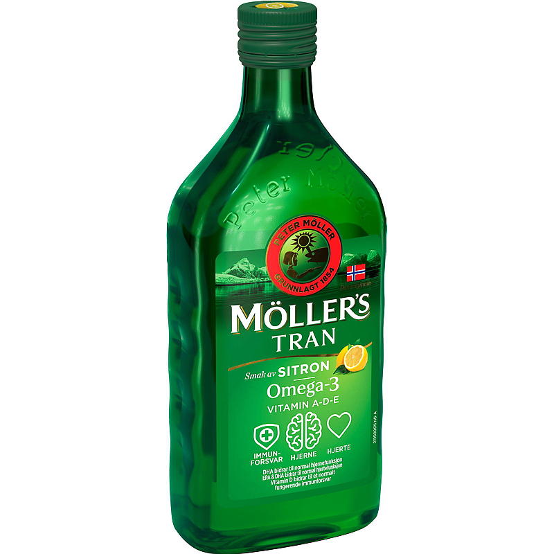 Olio di fegato di merluzzo Möller's 500 ml al limone