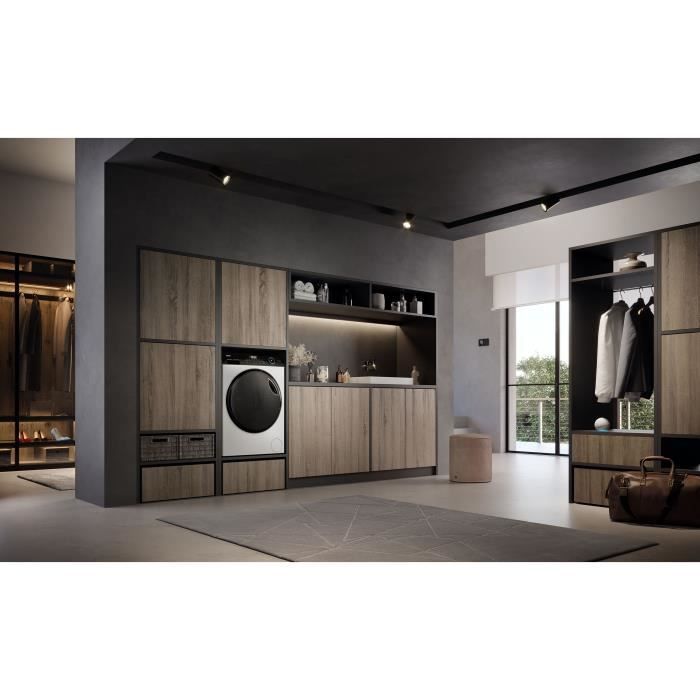 Máquina de lavar roupa HAIER HW90-B14959U1-FR de 9 kg com carregamento frontal - Motor de indução - Ultrassilenciosa