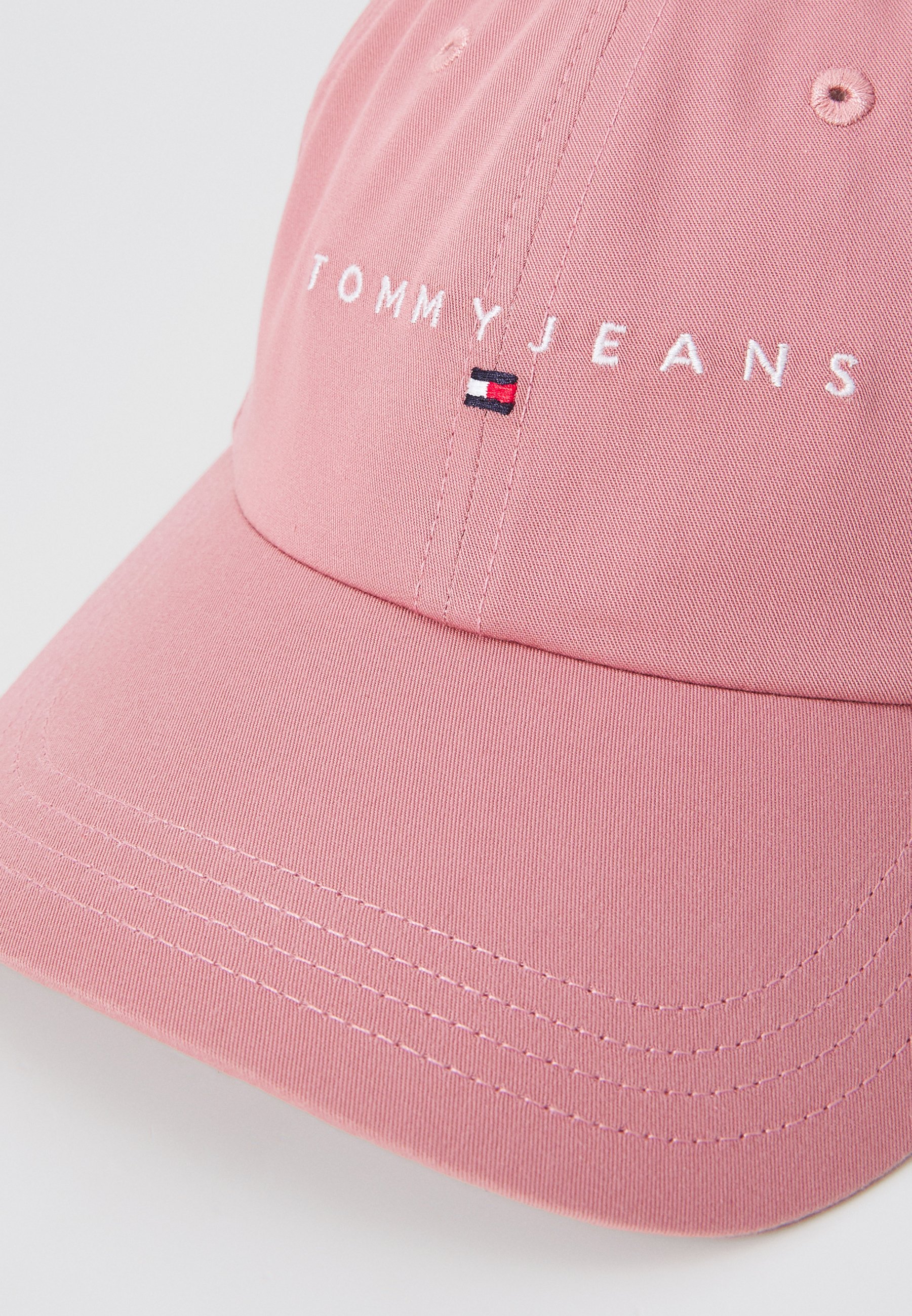 Tommy Jeans LINEAR LOGO 6 PANEL UNISEX - Caps - tahiti berry