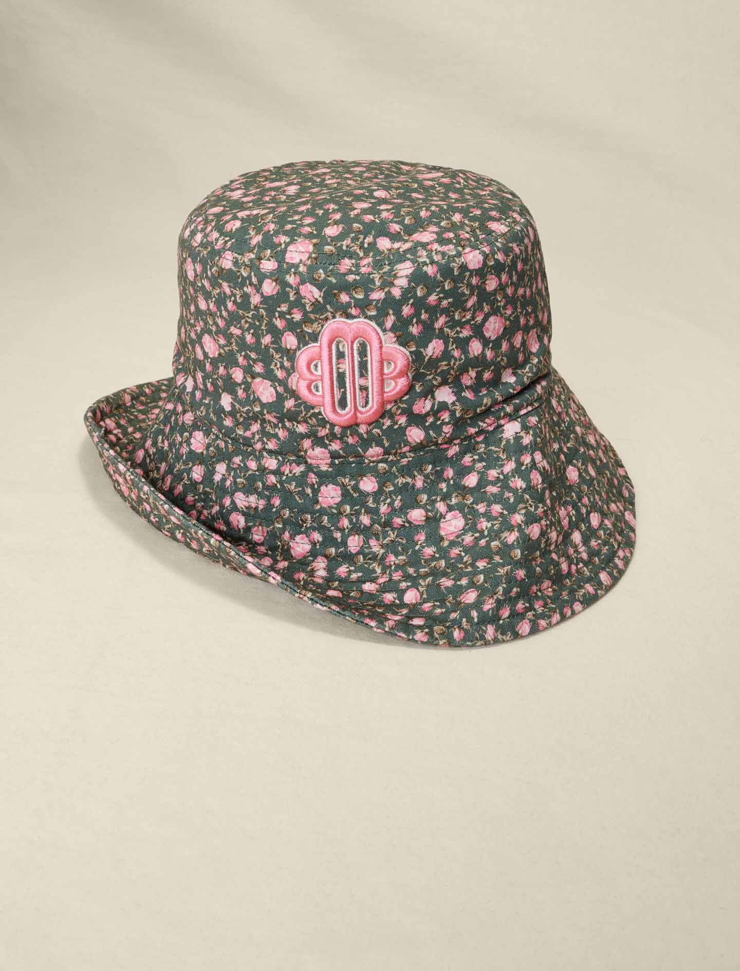 Bob wide printed-Bouton de roses
