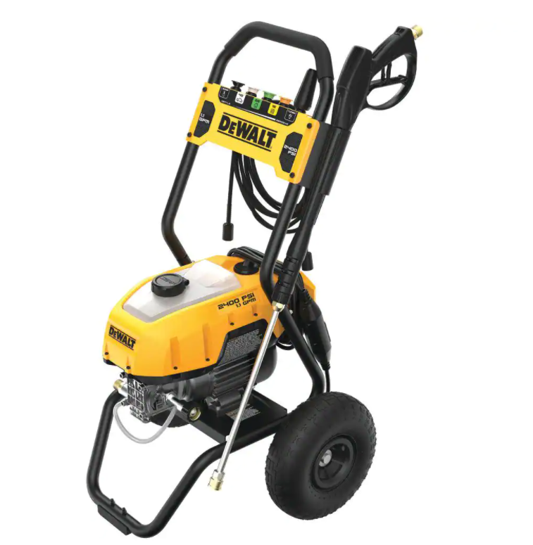 Lavadora de alta pressão elétrica DEWALT 2400 PSI 1,1 GPM para água fria