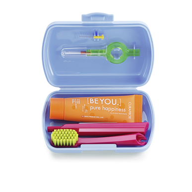 Curaprox Be You cestovní sada pro ústní hygienu modrá 1 ks 1 ks