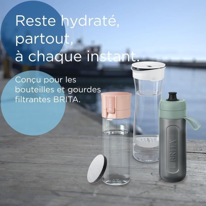 Cartouche BRITA - MicroDisc - Pack de 9 - 1 filtre = 1 mois de filtration