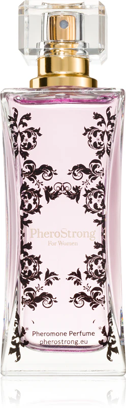 Perfume PheroStrong com feromônios para mulheres.