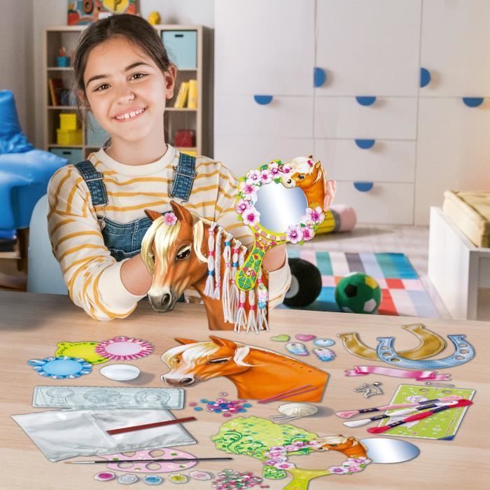 Ravensburger-Be Creative Cheval–kit Multi-activités Horses–10 créations–Activité détente et créative–Dès 7 ans–238751