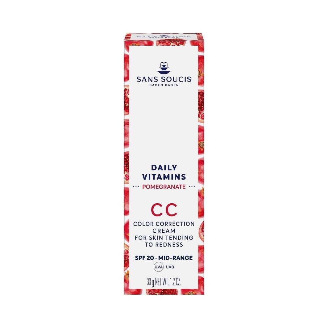 Sans Soucis CC Cream CC Color Correction Cream SPF 20 för hud med benägenhet för rodnad - 30 ml