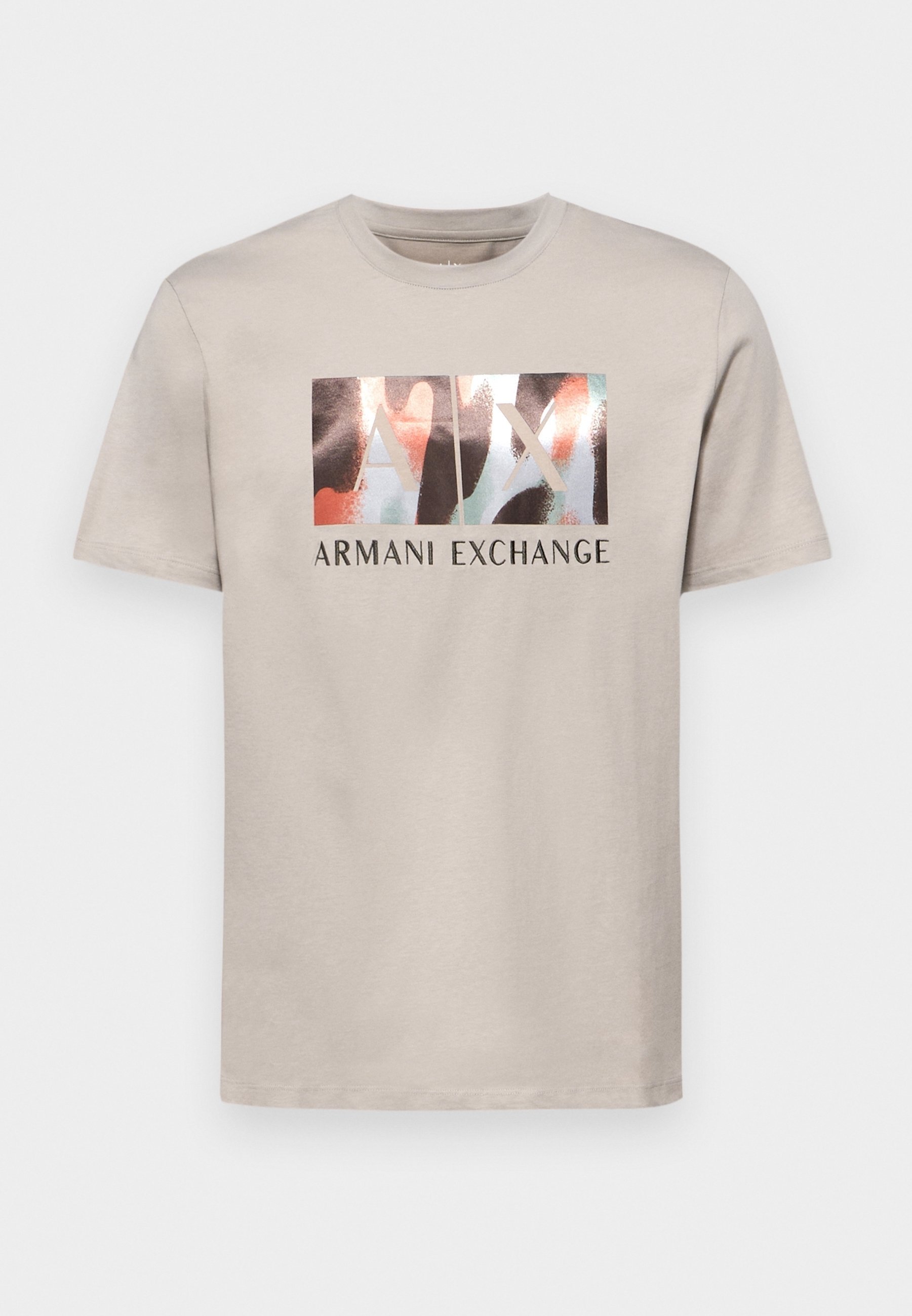 Armani Exchange Print T-shirt - taupe