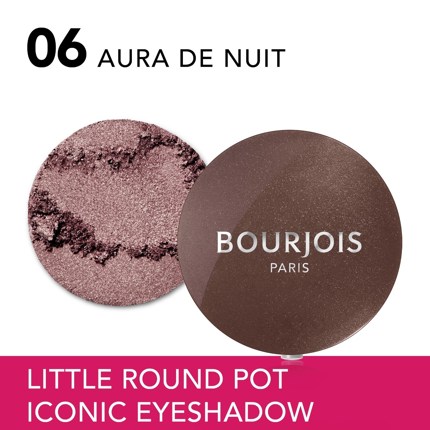 Bourjois acu ēnas, mazs apaļš trauciņš, 2-in-1 acu ēnas – 1,2 g