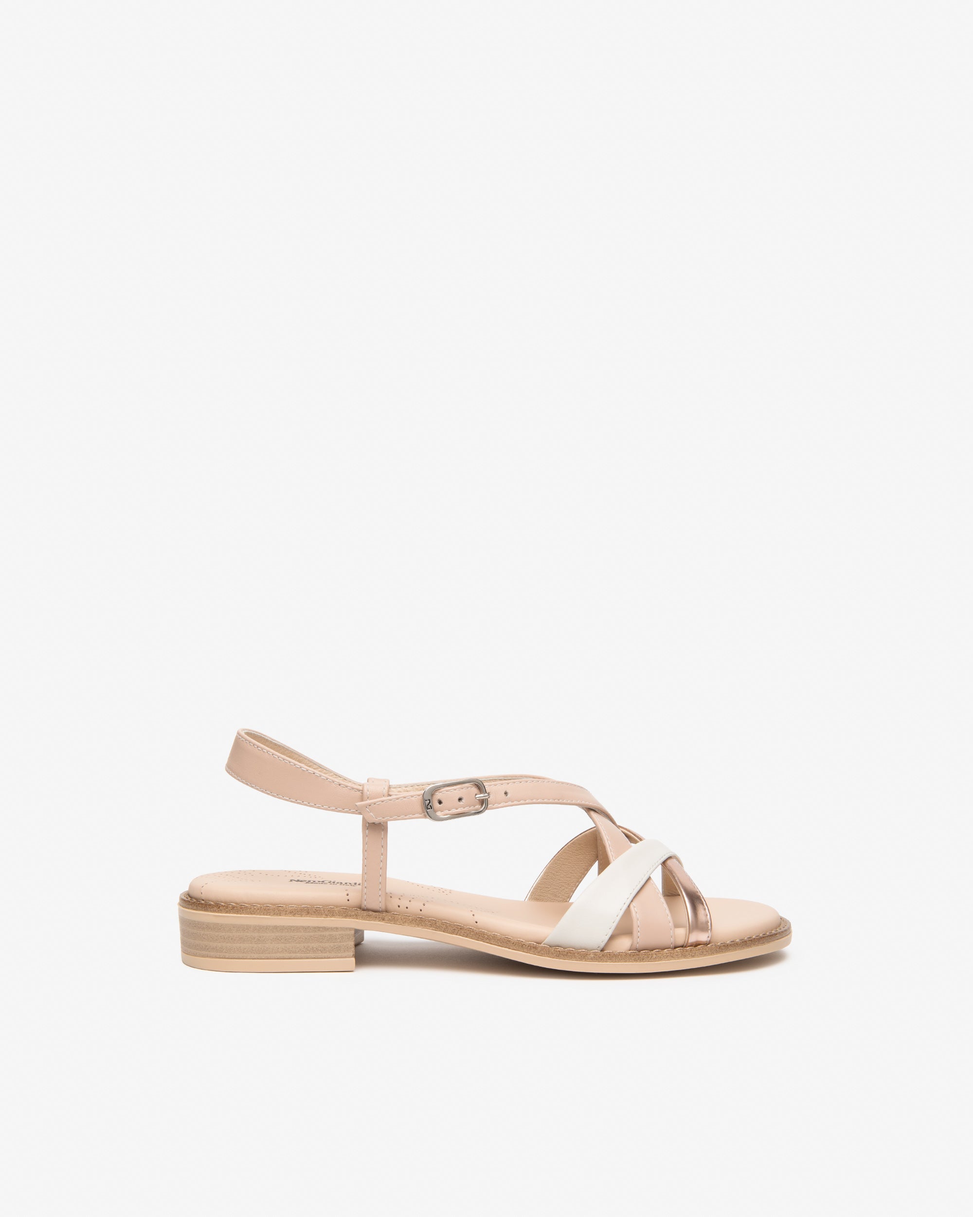  Damensandalen aus Leder und technischen Materialien