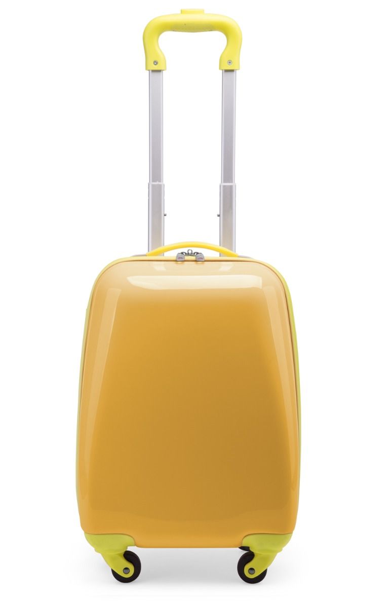 Voor kinderen - Kinderkoffer + reflecterende stickers met feeën, kinderkoffer, harde koffer voor kinderen, handbagage, 24 liter