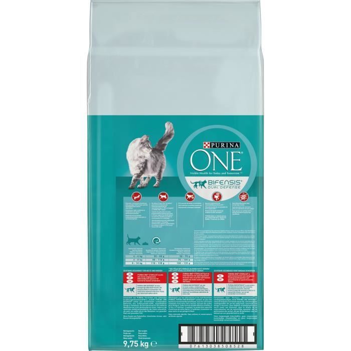 PURINA ONE Bifensis Stérilisé Bœuf 9,75kg Croquettes pour chats adultes