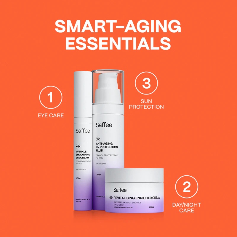 Saffee LiftUp pretnovecošanās UV aizsardzības šķidrums